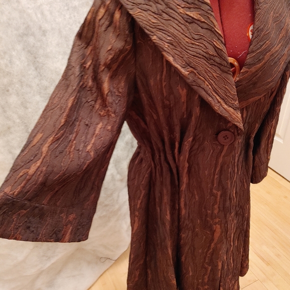 Red Coral woman's trench - Picture 6 of 7